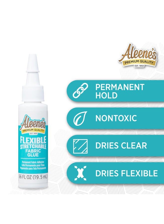 Aleene's Tacky Pack Fabric Glue, 5pk, 0.66 Fl Oz - Image 5