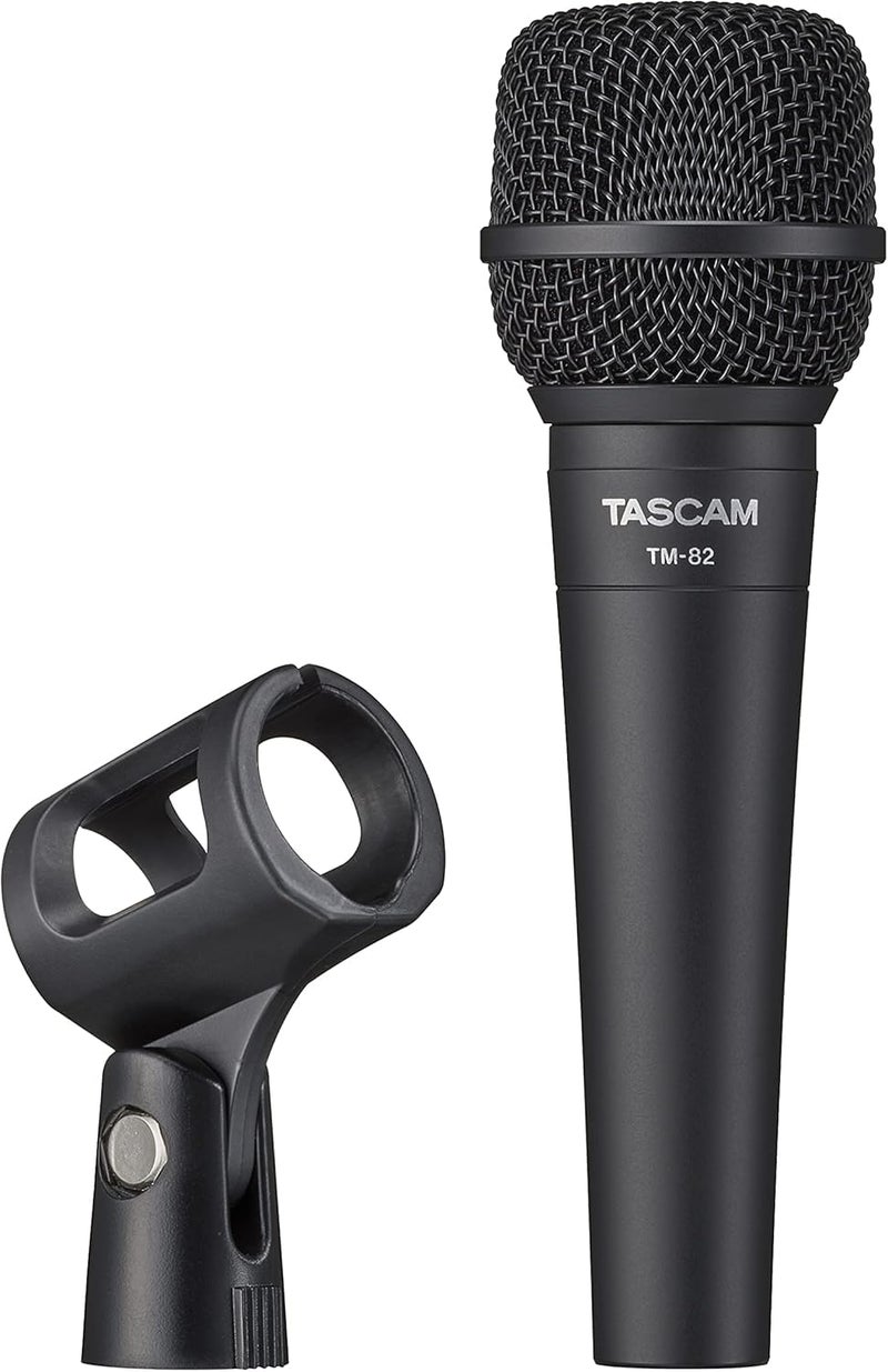 TASCAM TM82 Dynamic Microphone for Vocals and Instruments