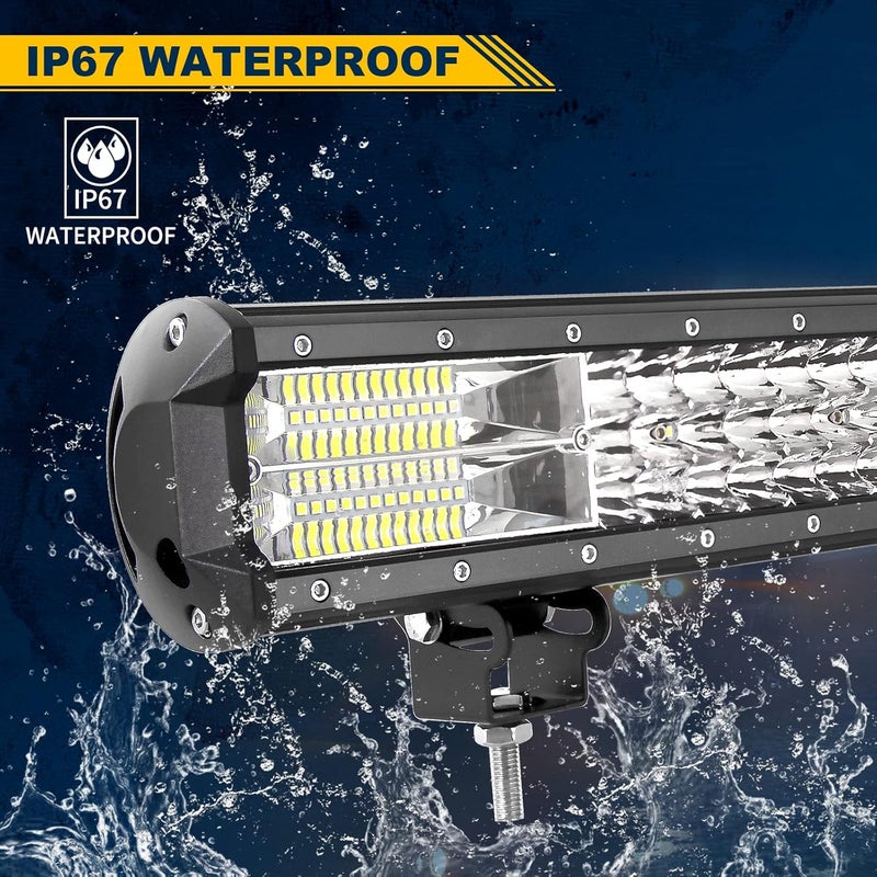 Willpower 34 Inch 468W LED Light Bar Spot Flood Combo Beam for Offroad Vehicles - Image 5