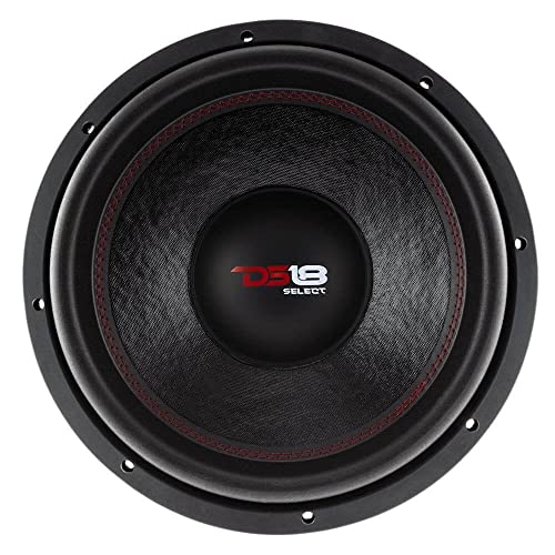 DS18 SLC12S Car Subwoofer Audio Speaker - 12" in. Paper Glass Fiber Cone, Black Steel Basket, Single Voice Coil 4 Ohm Impedance, 500W MAX Power and Foam Surround for Vehicle Stereo Sound System - Image 4