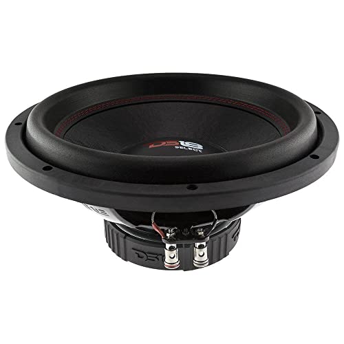 DS18 SLC12S Car Subwoofer Audio Speaker - 12" in. Paper Glass Fiber Cone, Black Steel Basket, Single Voice Coil 4 Ohm Impedance, 500W MAX Power and Foam Surround for Vehicle Stereo Sound System - Image 2