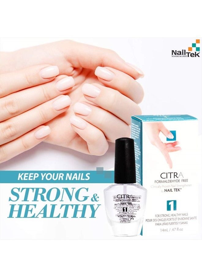 Nail Tek - CITRA1 Nail Strengthener For Strong, Healthy Nails, Condition, Improve, and Protect Nails, Daily Nail Treatment, 1-Pack - Image 1