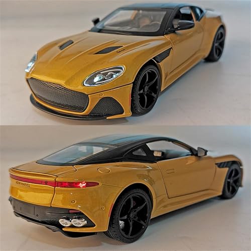 DEZICON Die Cast Metal Car 1:24 Big Scale Model Aston Martin Alloy Metal Pull Back Diecast Car Pullback with Sound Light Toy Car for Kids Best Gifts Toys for Kids Boys, Multicolor - Image 4