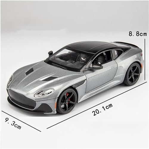 DEZICON Die Cast Metal Car 1:24 Big Scale Model Aston Martin Alloy Metal Pull Back Diecast Car Pullback with Sound Light Toy Car for Kids Best Gifts Toys for Kids Boys, Multicolor - Image 2