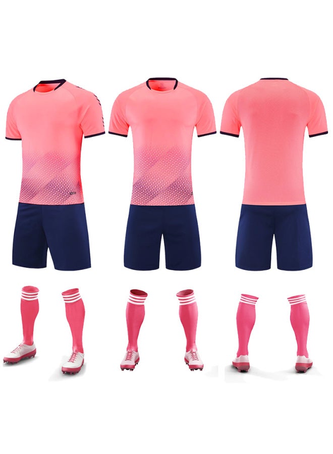 New Football Suit Summer Student Competition Training Team Uniform Youth Training Spot Men's And Women's Short Sleeve Breathable Jersey