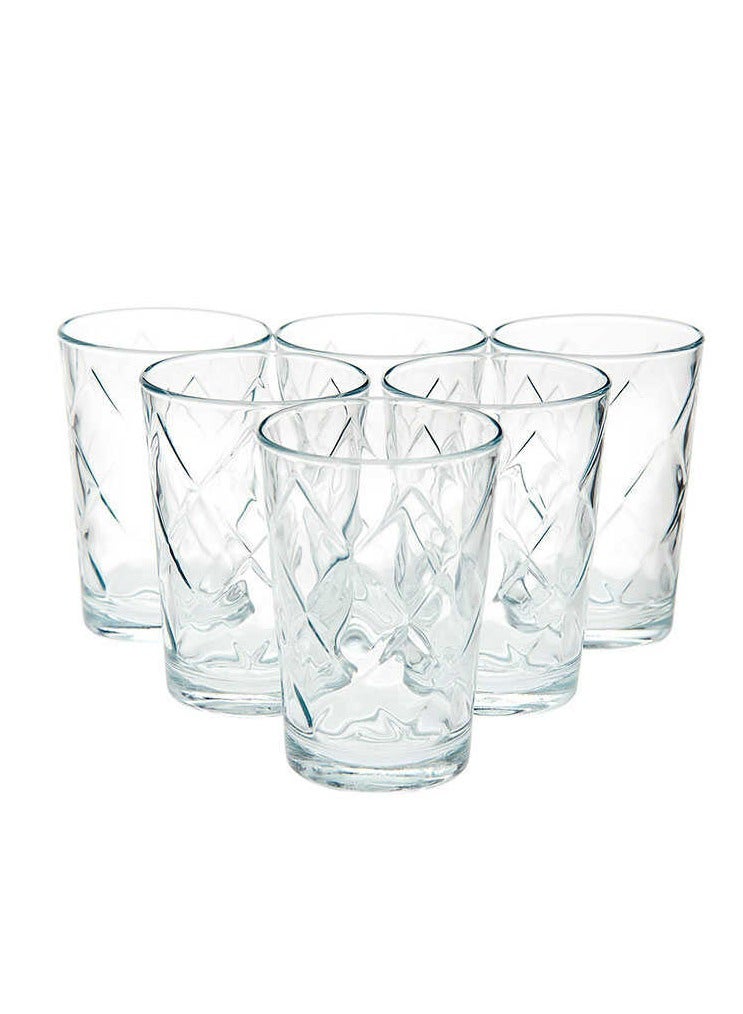 LAV 6 Pieces Mevsim Water Glass Set 205 Ml - Clear - Image 4