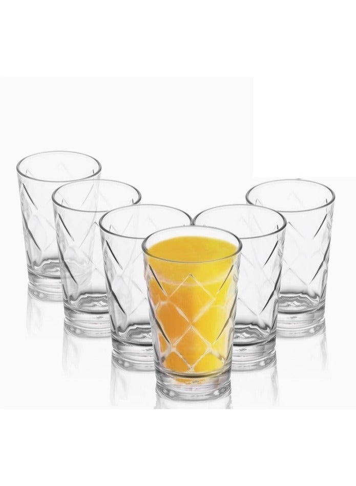 LAV 6 Pieces Mevsim Water Glass Set 205 Ml - Clear - Image 5