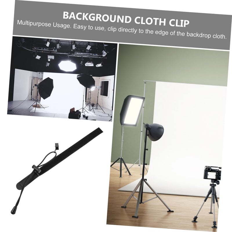 6Pcs Photography Backdrop Clamps With Elastic Bands Wrinkle Free Easy To Use - Image 4