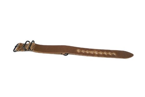 Da Luca Military Watch Strap - Natural Chromexcel (PVD Buckle) : 20mm - Image 3