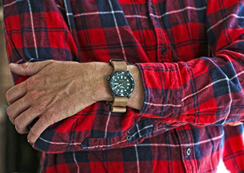 Da Luca Military Watch Strap - Natural Chromexcel (PVD Buckle) : 20mm - Image 2