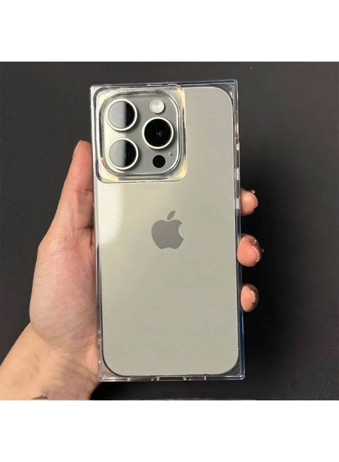 NIBEMINENT Four Corner Airbags Protective TPU Case Cover For iPhone 16, Clear - Image 1