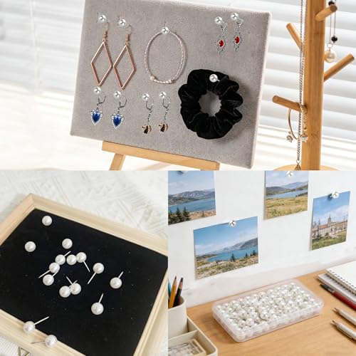 Xioyidun 100 Pcs Pearl White Decorative Push Pins - for Bulletin Board, Corkboard, Photo Wall, Home Office Decor - Image 4