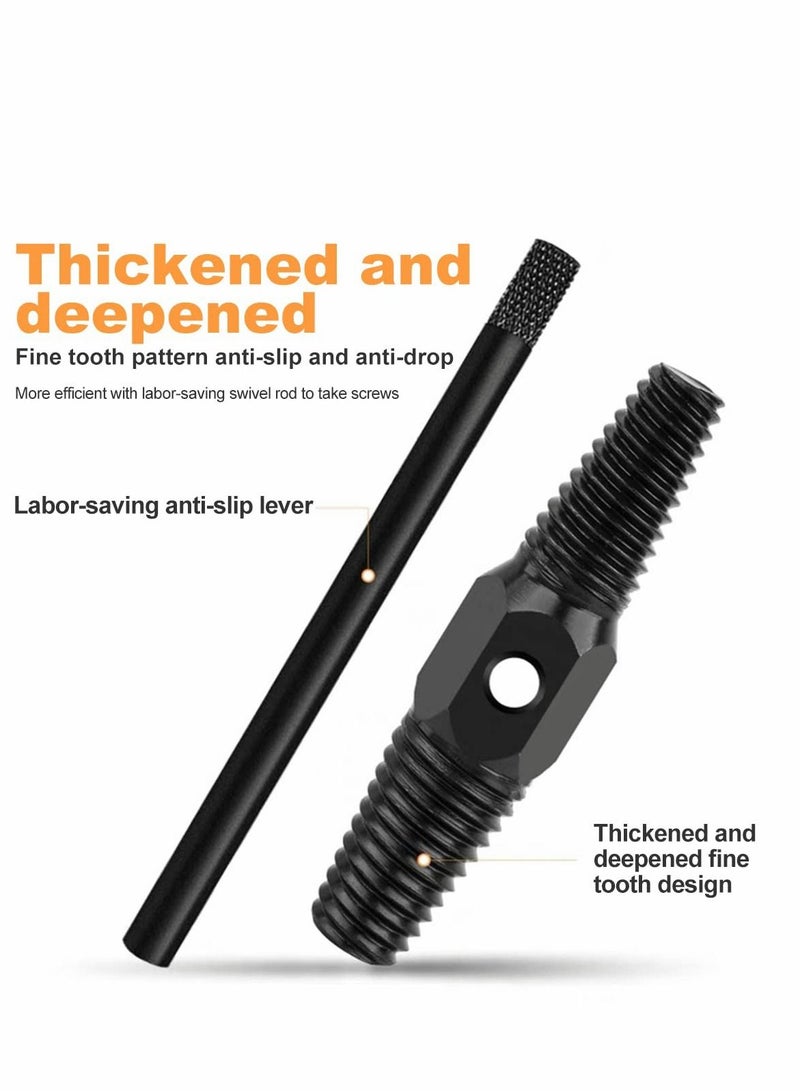Screw Extractor, 1/2in, 3/4in Pipe Broken Screw Bolt Double Head Extractor Defective Tapped Screw Damaged Pipe Cleaning Fasteners Extractor - Image 4