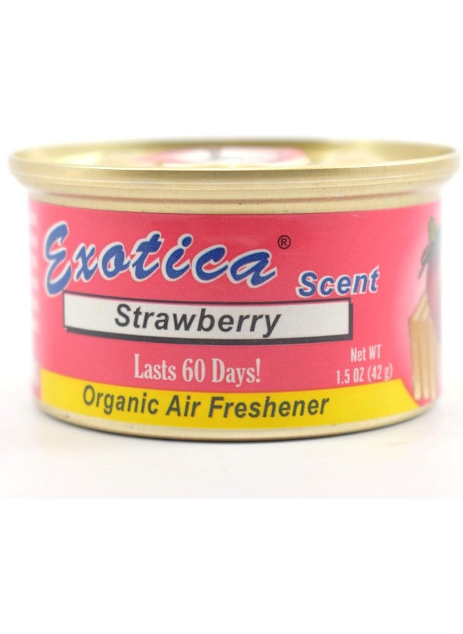 EXOTICA Exotica Strawberry Organic Air Freshener- Esc-Str  - Image 1