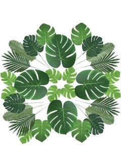 Generic 60-Piece Artificial Palm Leave Bundles Green  - Image 1