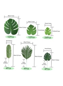 Generic 60-Piece Artificial Palm Leave Bundles Green  - Image 4