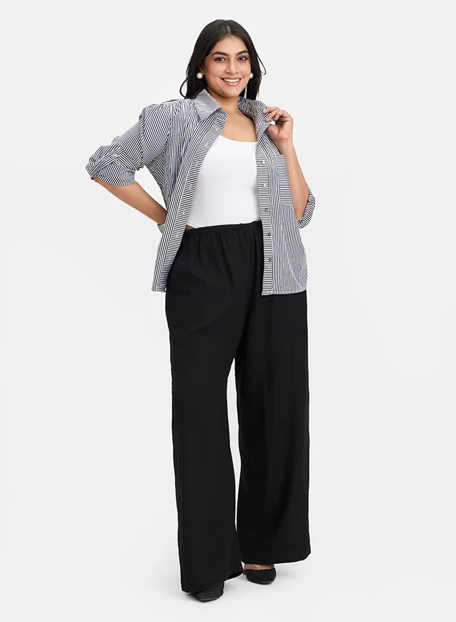 فيرجيو قميص قطن فيرجيو بجيب مرقع