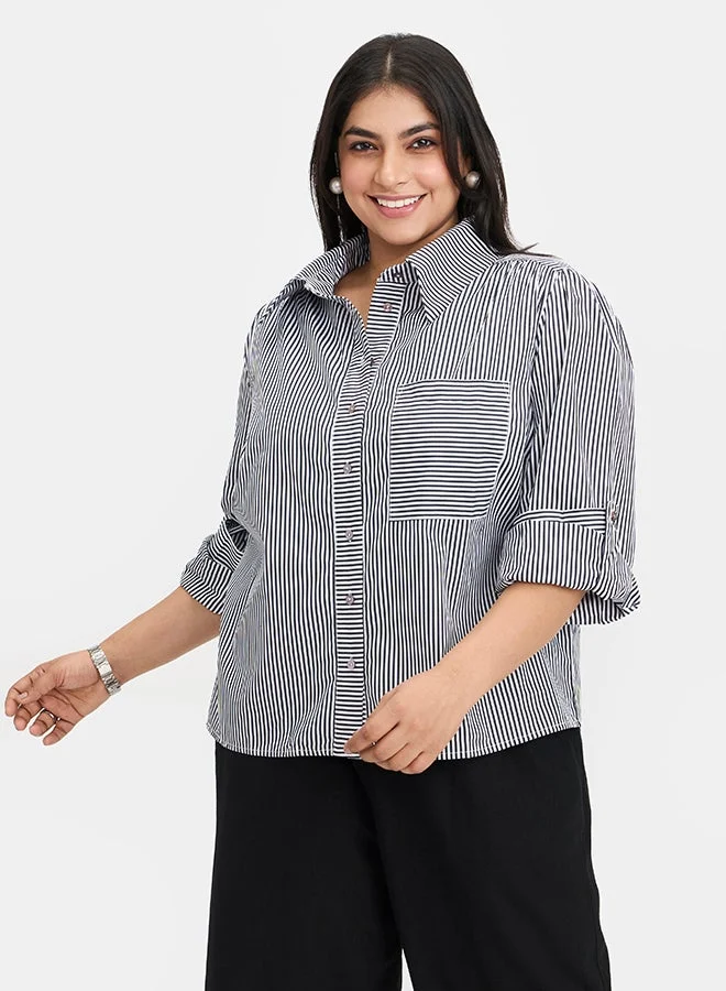 Virgio VIRGIO 100% Cotton Patch Pocket Shirt