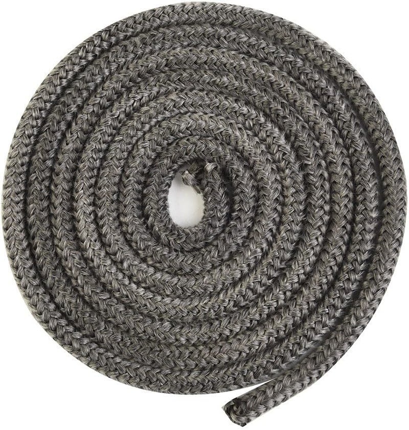 Fiberglass Stove Door Rope Seal 6mm 2m Length for Wood Burning Stoves Fireplaces - Image 1