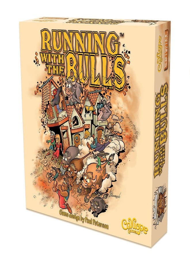 Calliope Games Running with the Bulls - Dice & Board Game - For Game Night - 2-6 Players - Image 1
