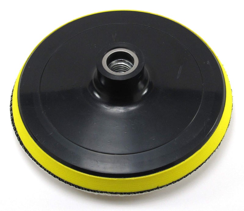 JUSTSWAG Elitexion 6 inches Backing Plate for Polishing Buffering Soft Wool with Hook and Loop Pad 58 inch TPI Spindle 