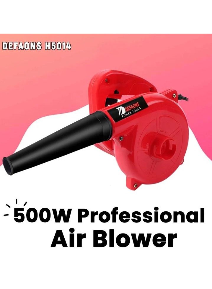 DEFAONS 500W Electric Air Blower Dust Cleaning Machine with Vacuum Function, High Speed 13000 RPM Air Blower, 3m³/min Powerful Air Flow, Handheld Electric Dust Blower for Computer, Keyboard, Workshop, Garage, Home, Office Cleaning Tool 220-240V - Image 3