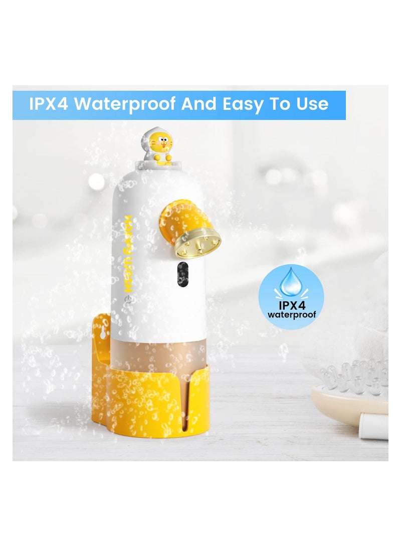 NIBEMINENT High Capacity Automatic Soap Dispenser, Touchless Infrared Dispenser Hygienic Liquid with Breathing Light/Night Light/Waterproof Base Suitable for Bathroom Kitchen Hotel Restaurant  - Image 3