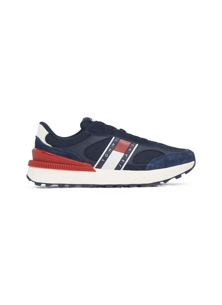 TOMMY JEANS Monogram Technical Low Top Runner Sneakers