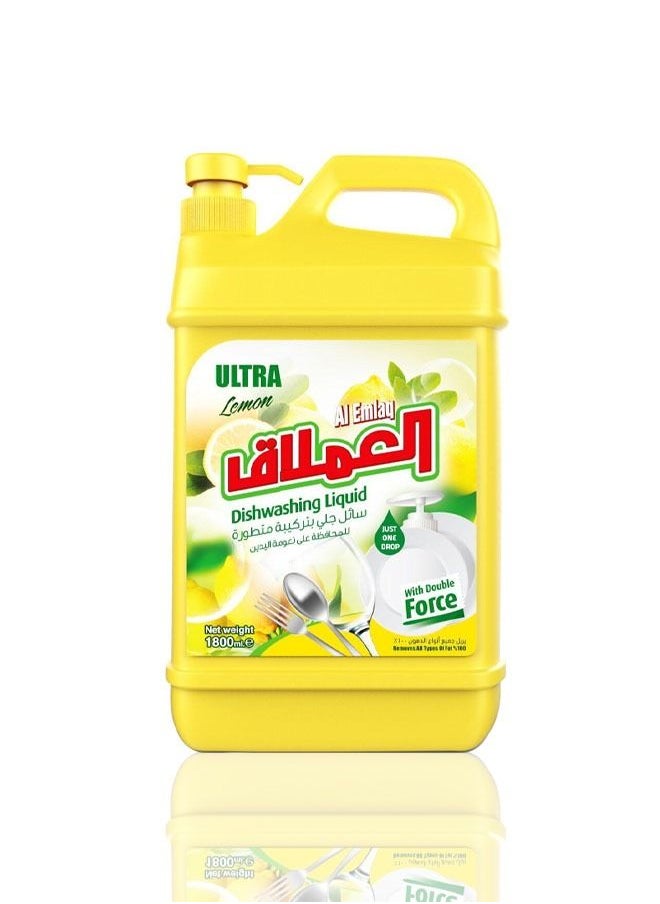 Ultra Dishwashing Liquid Lemon 1800ml - pzsku/Z24BE2BAB686DC5B8C18CZ/45/_/1673167882/0c7489a6-570f-40ff-8579-bccdbadafa00