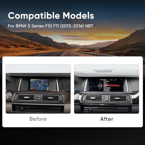 AINAVI 1025 inch Touch Screen for BMW 5 Series F10 F11 20132016 with NBT System Wireless CarPlay Android Auto Upgrade Factory Car Radio Original Stereo Amplifier Retained Head Unit Replacement - Image 3