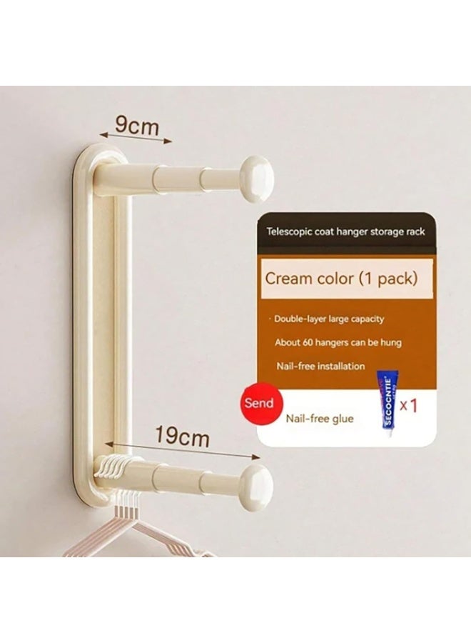 Multifunctional Adjustable Hanger Organizer, Over The Door Clothes Hanger Storage Organizer Space Saver, Shower Hanger Organizer - Image 2