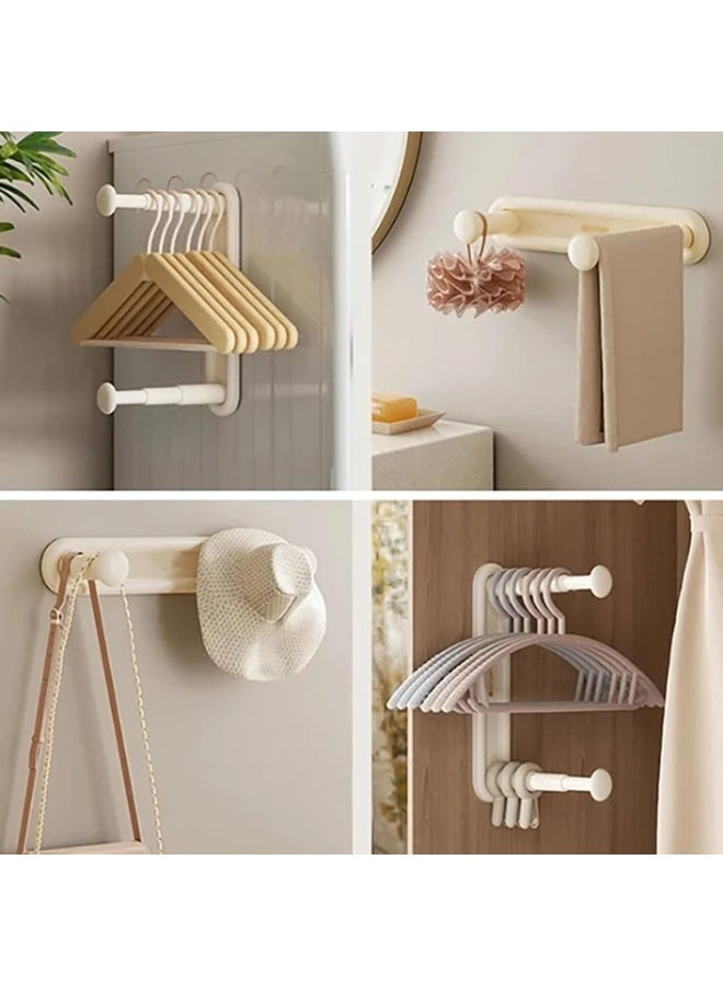 Multifunctional Adjustable Hanger Organizer, Over The Door Clothes Hanger Storage Organizer Space Saver, Shower Hanger Organizer - Image 4