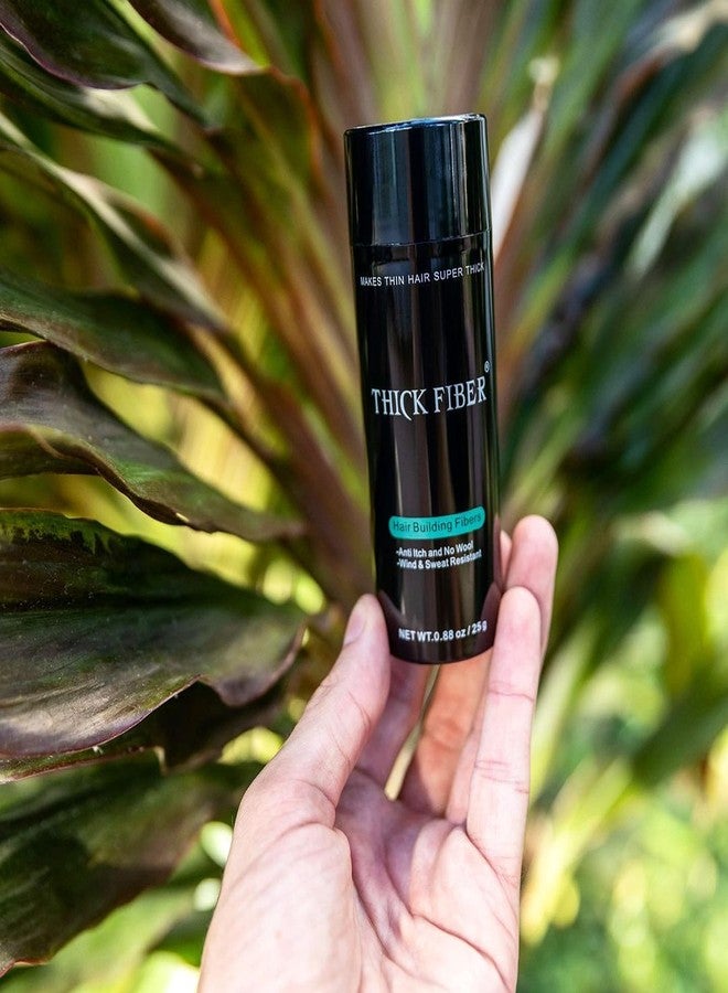 THICK FIBER Hair Fibers for Thinning Hair & Bald spots (GRAY) - 25g Bottle - Conceals Hair Loss in Seconds - Hair Powder for Women & Men - Image 2