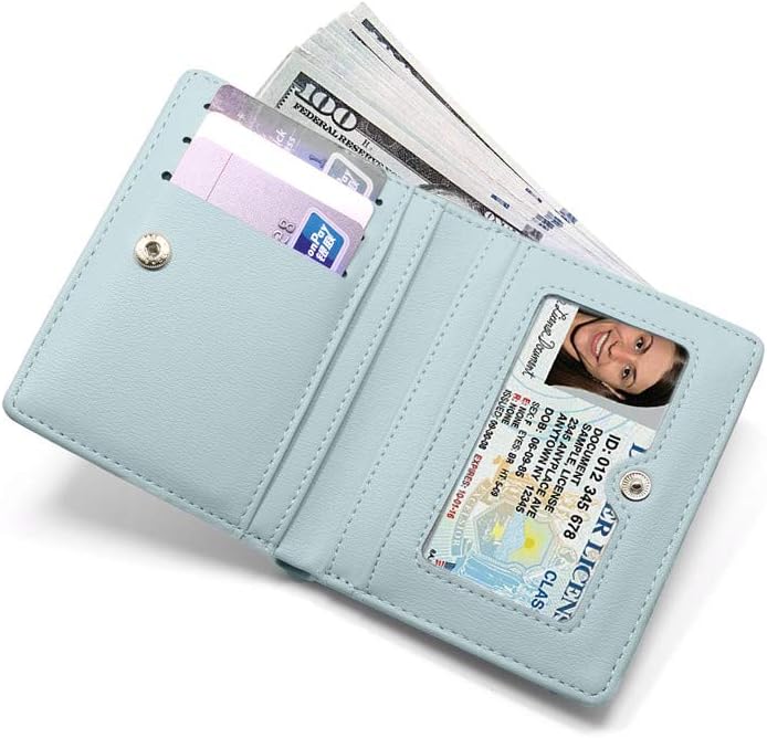 AnnabelZ Women Wallets Small Bifold Leather Pocket Wallet Ladies Mini Short Purse - Image 2