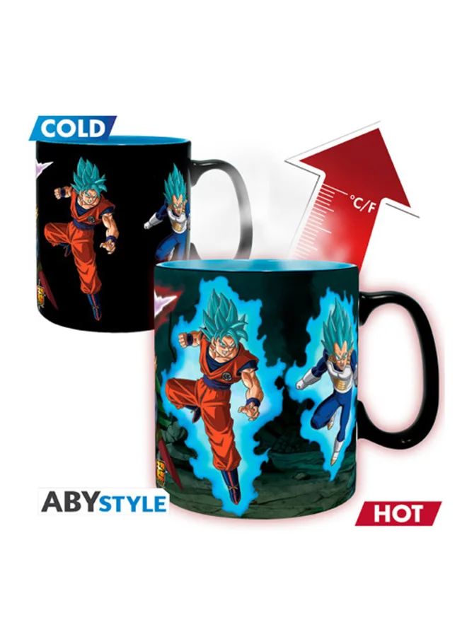 ABYstyle ABYstyle DRAGON BALL SUPER Mug Heat Change 460 ml SaiyansvsBlack