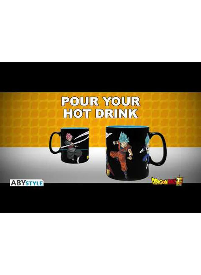 ABYstyle ABYstyle DRAGON BALL SUPER Mug Heat Change 460 ml SaiyansvsBlack