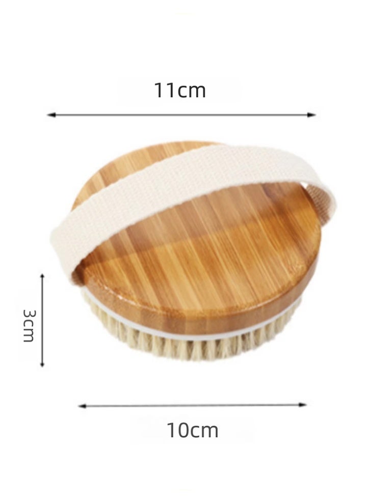 SAKOON Dry and Bath Body Brush, Reduce Cellulite, Dry Brush for Cellulite and Lymphatic Drainage, Exfoliating Brush with Soft Massage Nodules, Shower Brush Body Scrubber - Image 4