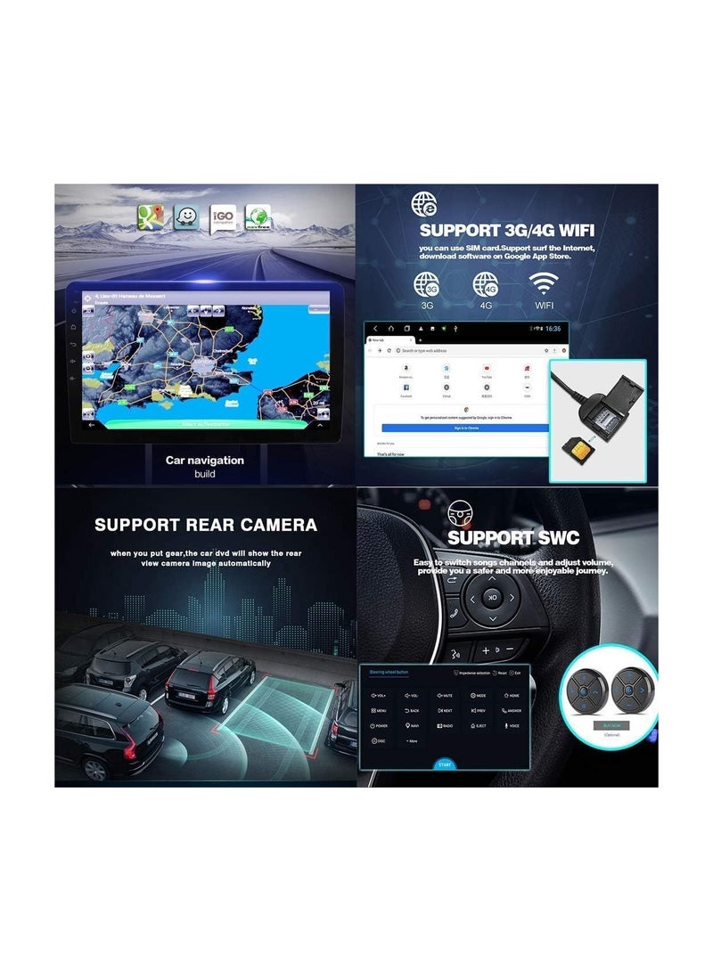 SHEZA STAR Android Car Stereo for Toyota Rush 2018-2024 1GB RAM 32GB ROM  Mirror-Link Wi-Fi BT, Radio GPS Navigation, 9 Inch IPS Touch Screen with Backup Camera Included - Image 5