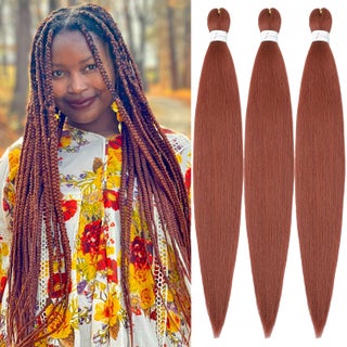 Ginger Braiding Hair Pre Stretched 32inch 3 Packs Copper Red Braiding hair Extensions Synthetic Crochet Braids Hot Water Setting Professional Soft Yaki Texture 32inch3Packs350 - pzsku/Z24BEE3EA0570A188704BZ/45/_/1742913375/09e9f9c2-ff9f-4187-925e-5fb92e661214