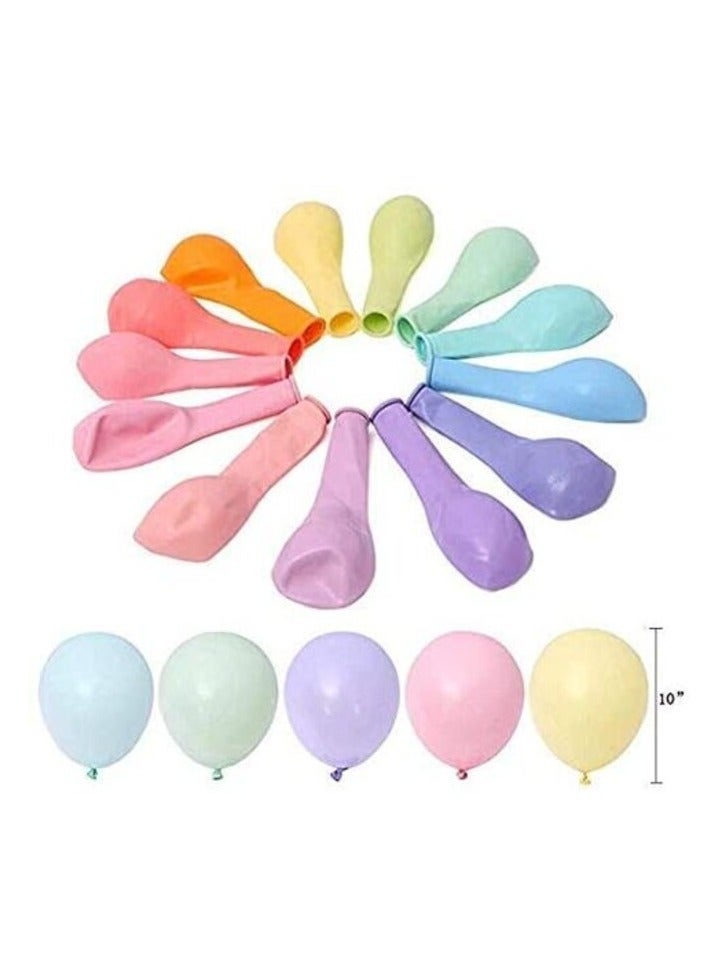 بارتي بروبس بالونات ملونة باستيل من بارتي بروبز لحفلات أعياد الميلاد / استحمام الطفل / تزيين الحفلات (عبوة من 50) - Image 2