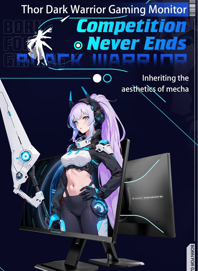 ثوندروبوت شاشة ألعاب 27 بوصة QHD 2560x1440 240 هرتز مع شاشة IPS سريعة، واستجابة GTG 1 مللي ثانية، وHDR10، وسطوع 450 درجة، وضوء أزرق منخفض، وعلامة متقاطعة، وحامل قابل لضبط الارتفاع - Image 3