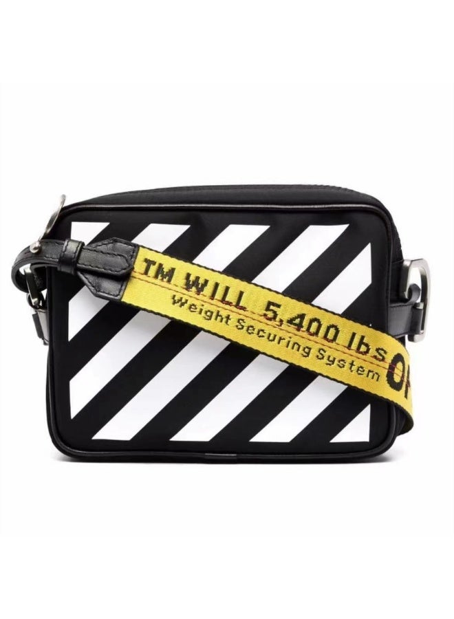 OFF-WHITE square bag, OW waist bag, men's and women's crossbody bag, side backpack - Image 3