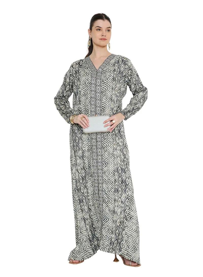 HANA & SARA Unique design Long arabic kaftan jalabia dress