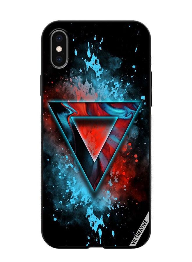 VR CREATIVE Protective Case Cover For Apple iPhone X/XS Logo Design Multicolour - Image 1