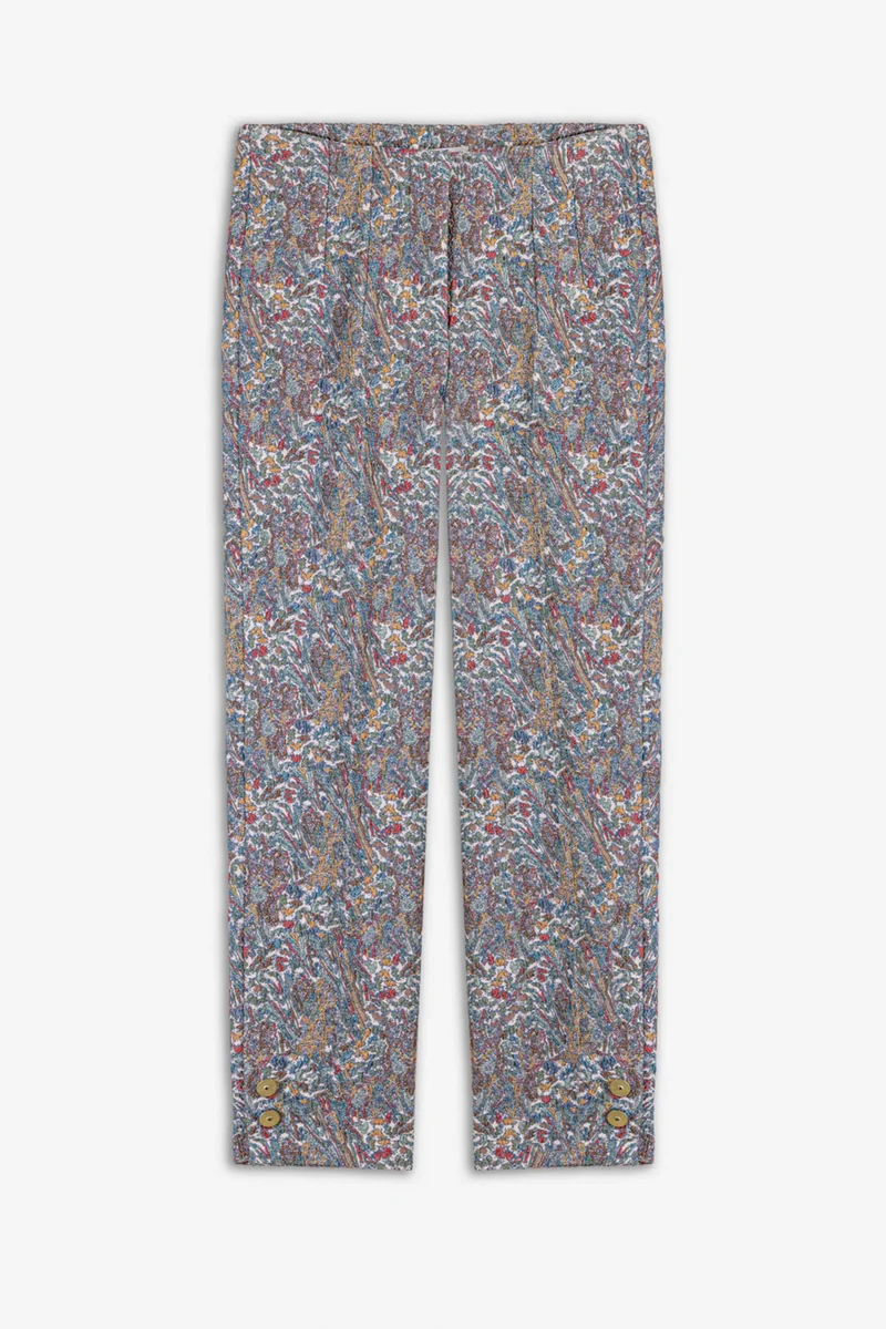 Nocturne Printed High Waist Trousers