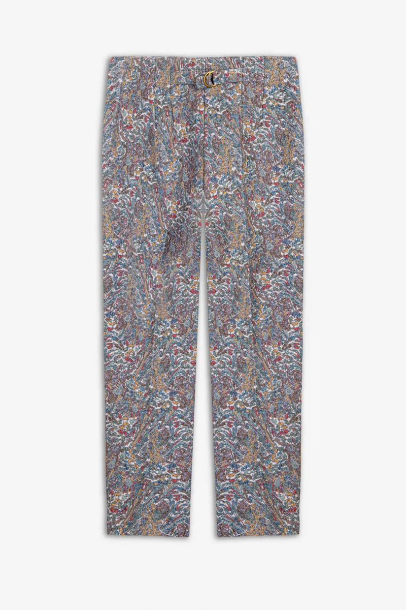 Nocturne Printed High Waist Trousers