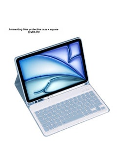 For Huawei Cloud C7 2nd Generation Square Key Bluetooth Keyboard 11.5 "Cloud C7 2nd Generation Tablet BBG7-W00-Color:[square Keyboard] Passion Blue (excluding Stylus)