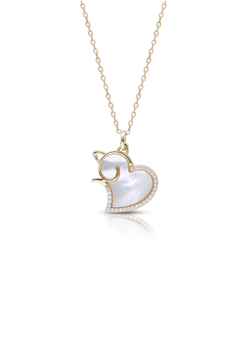 Subhati Pendant With Silver 925 , Zercon Stone and Mother of Pearl  - Image 1