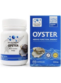 New Zealand Oyster Extract Powder 500Mg X 100 Capsules Zinc Supplement Pills For Men And Women Supports Immune Health Energy And Nerve Function W/ Green Lipped Mussel