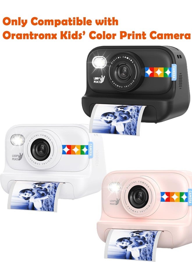 orantronx 6 Rolls Color Instant Print Paper – Thermal Refill Paper for Kids’ Cameras – HD Quality, BPA-Free, Easy to Use - Image 5
